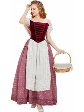 Medieval Oktoberfest Dirndl Dress | German Bavarian Costume for Festivals